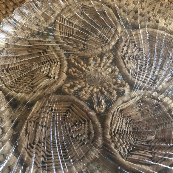 Vintage Arcoroc Seabreeze Pressed Glass Salad/Desert Plates Set of Four - Picture 11 of 16